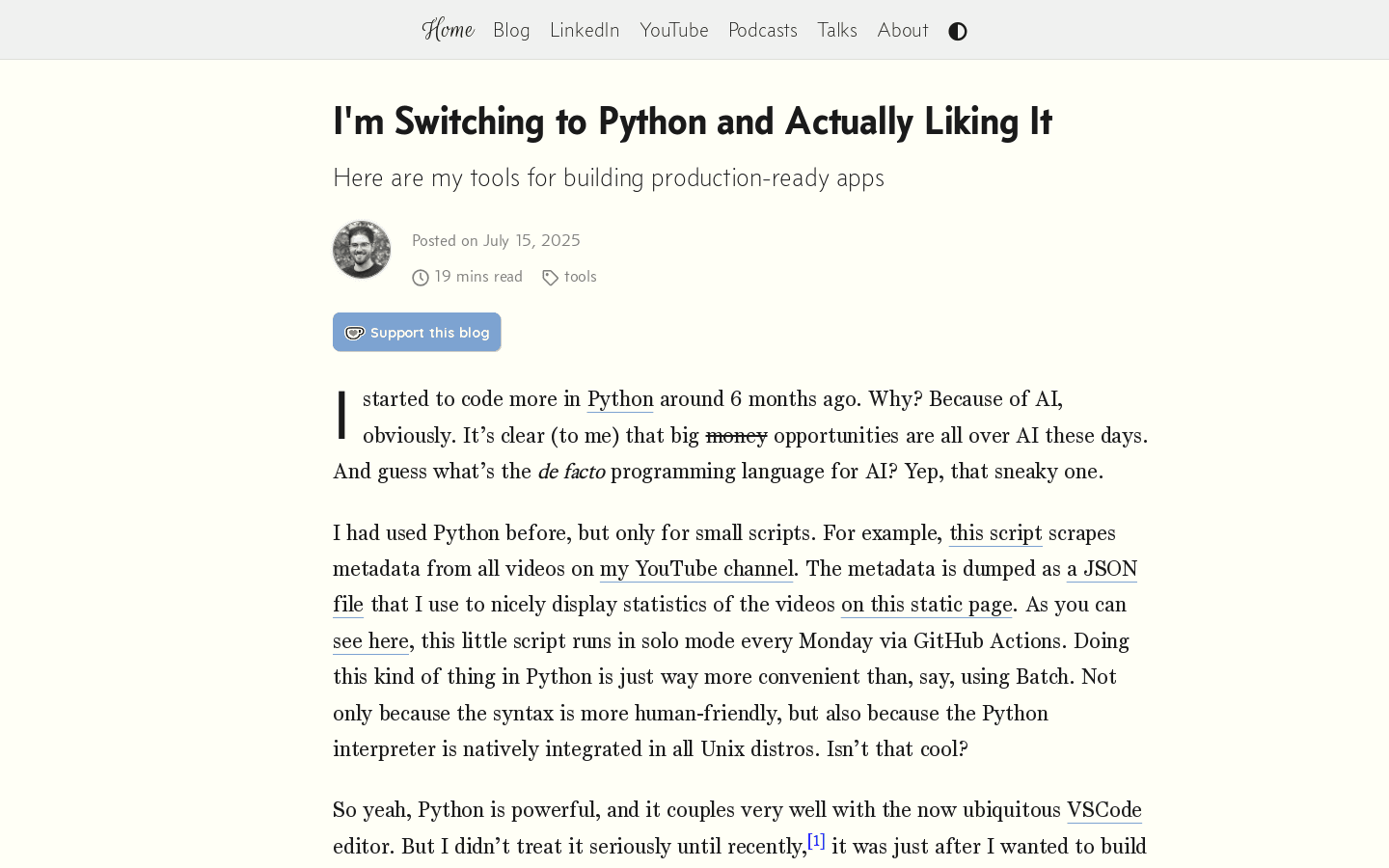 I’m Switching to Python and Actually Liking It