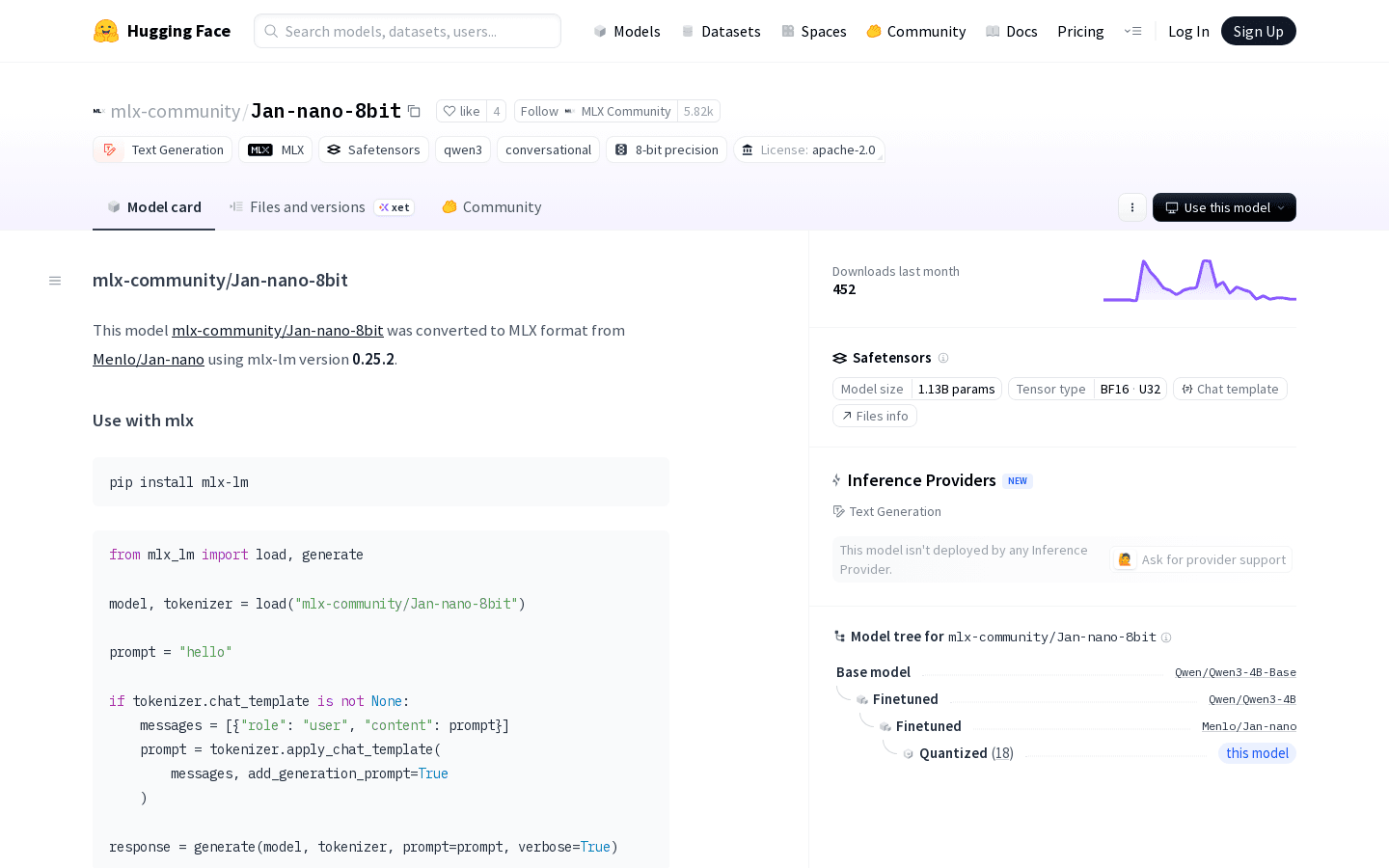 mlx-community/Jan-nano-8bit · Hugging Face