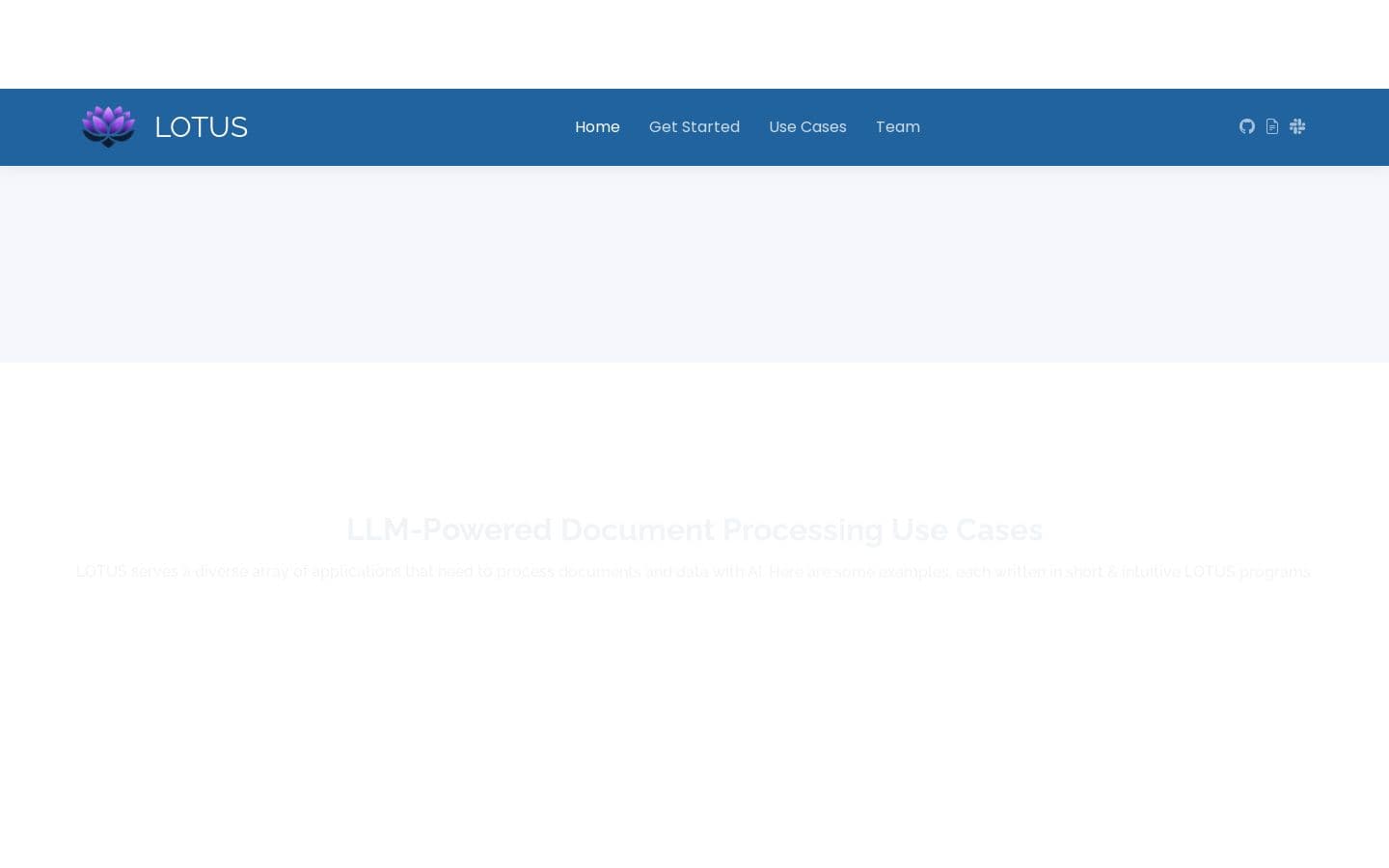 LOTUS - High Speed LLM Powered Document Processing & Data Query Engine