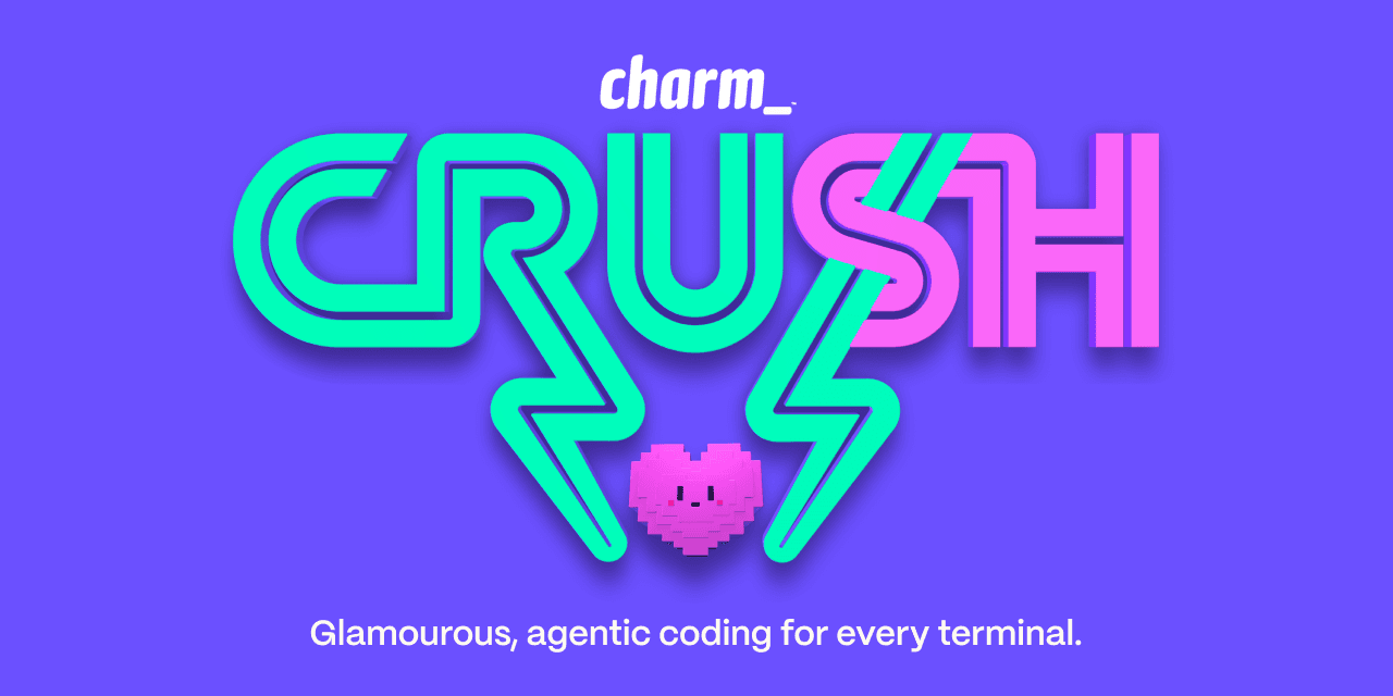 GitHub - charmbracelet/crush: The glamourous AI coding agent for your favourite terminal 💘