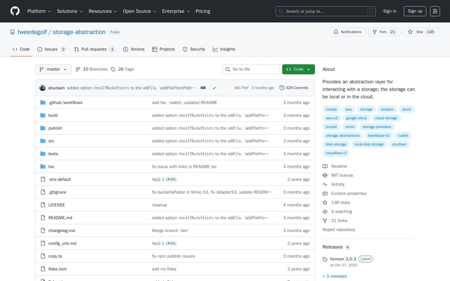 GitHub - tweedegolf/storage-abstraction: Provides an abstraction layer for interacting with a storage; the storage can be local or in the cloud.
