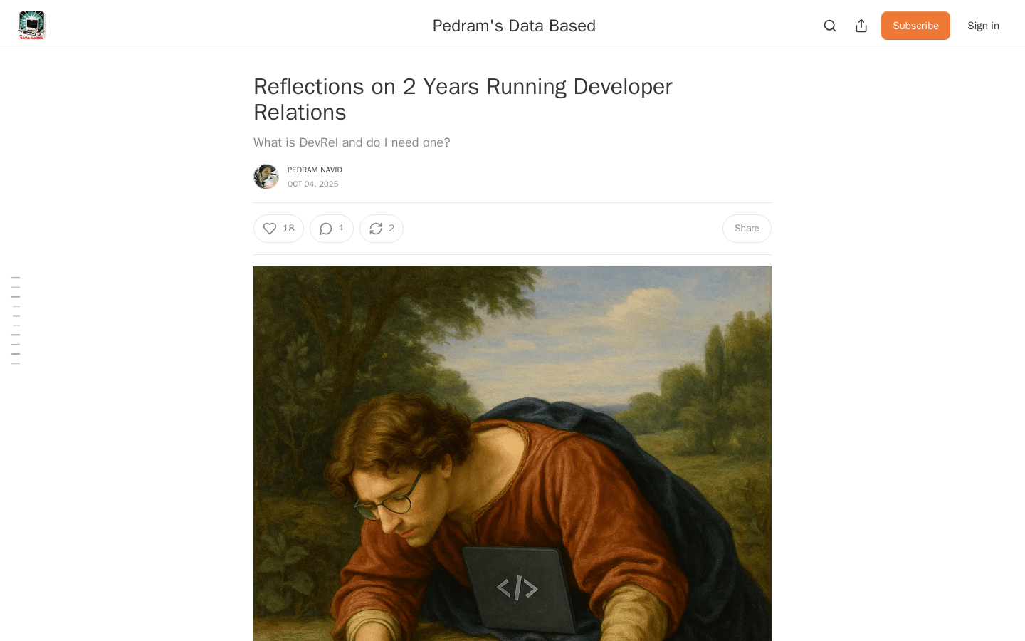 Reflections on 2 Years Running Developer Relations
