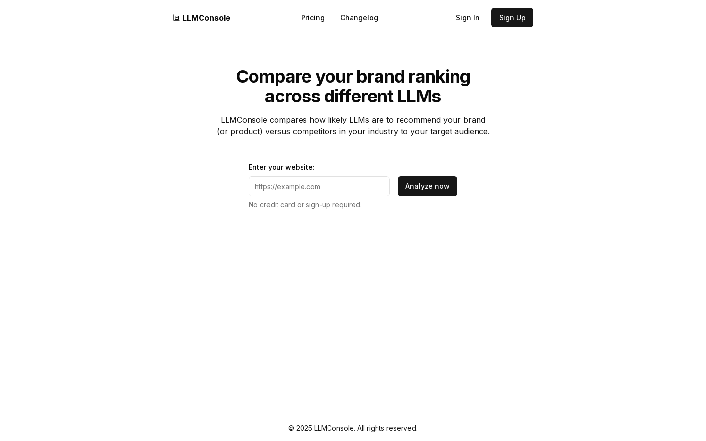 Preview of LLMConsole