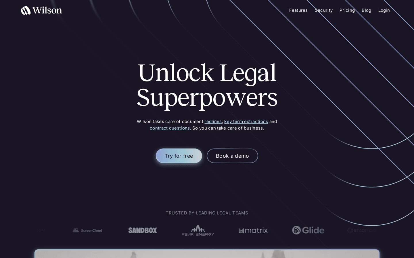 Wilson AI for Writing Legal Docs