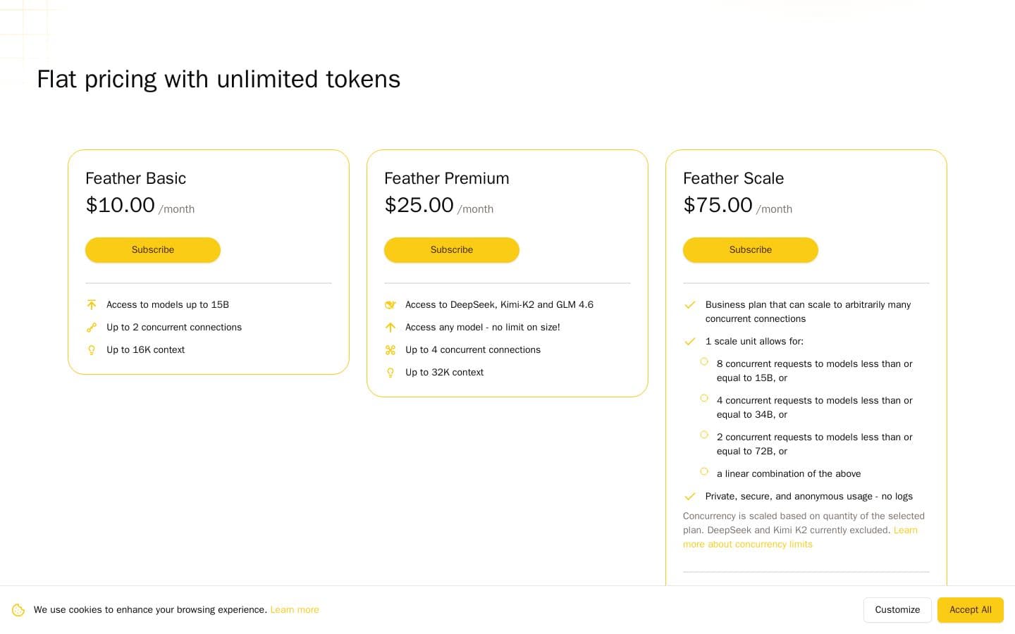 Serverless LLM Hosting - Featherless.ai