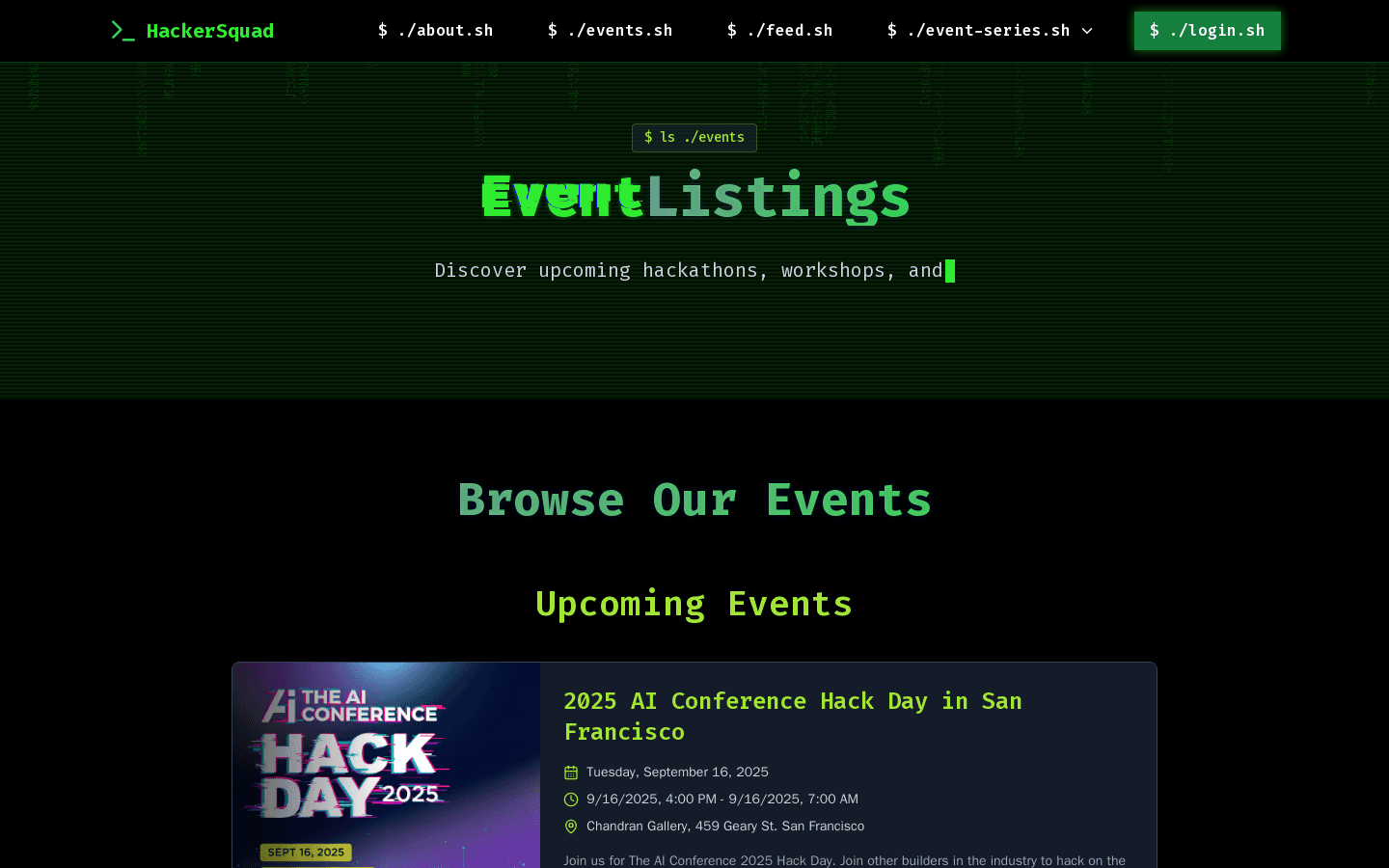 HackerSquad | Developer Ecosystem