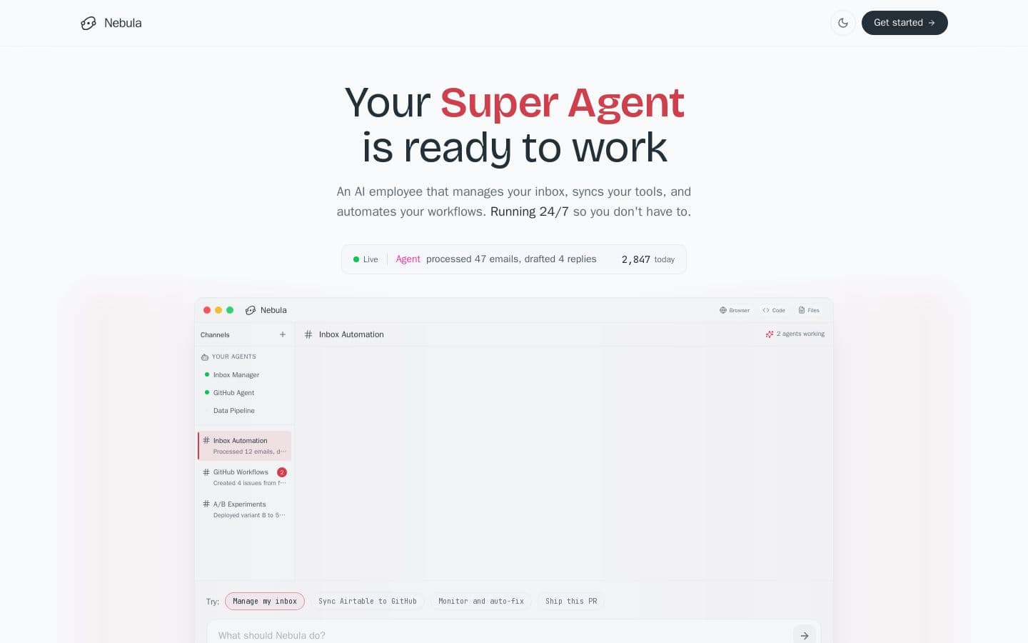 Nebula - Your Super Agent