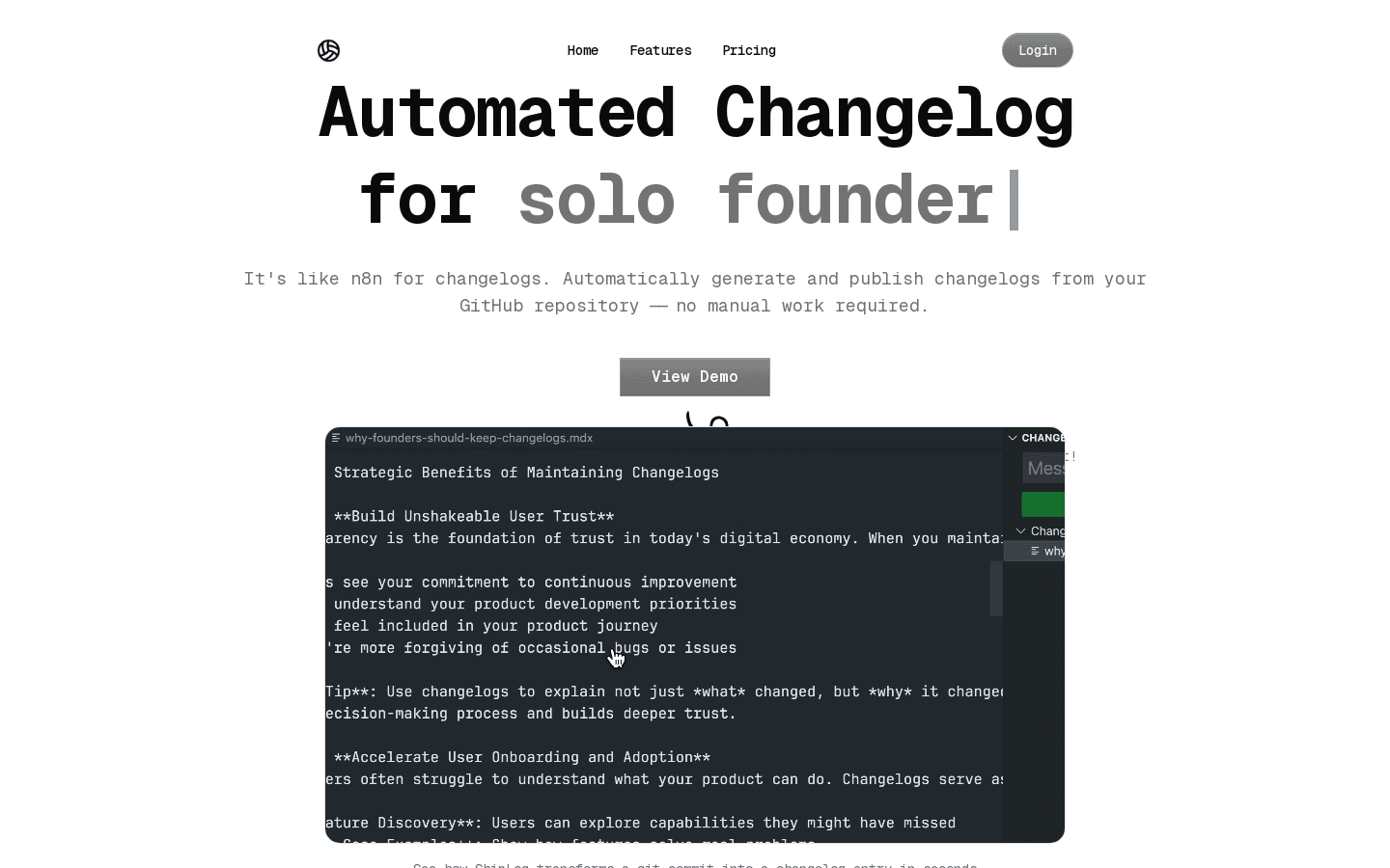 Shiplog.sh - Automated Changelogs