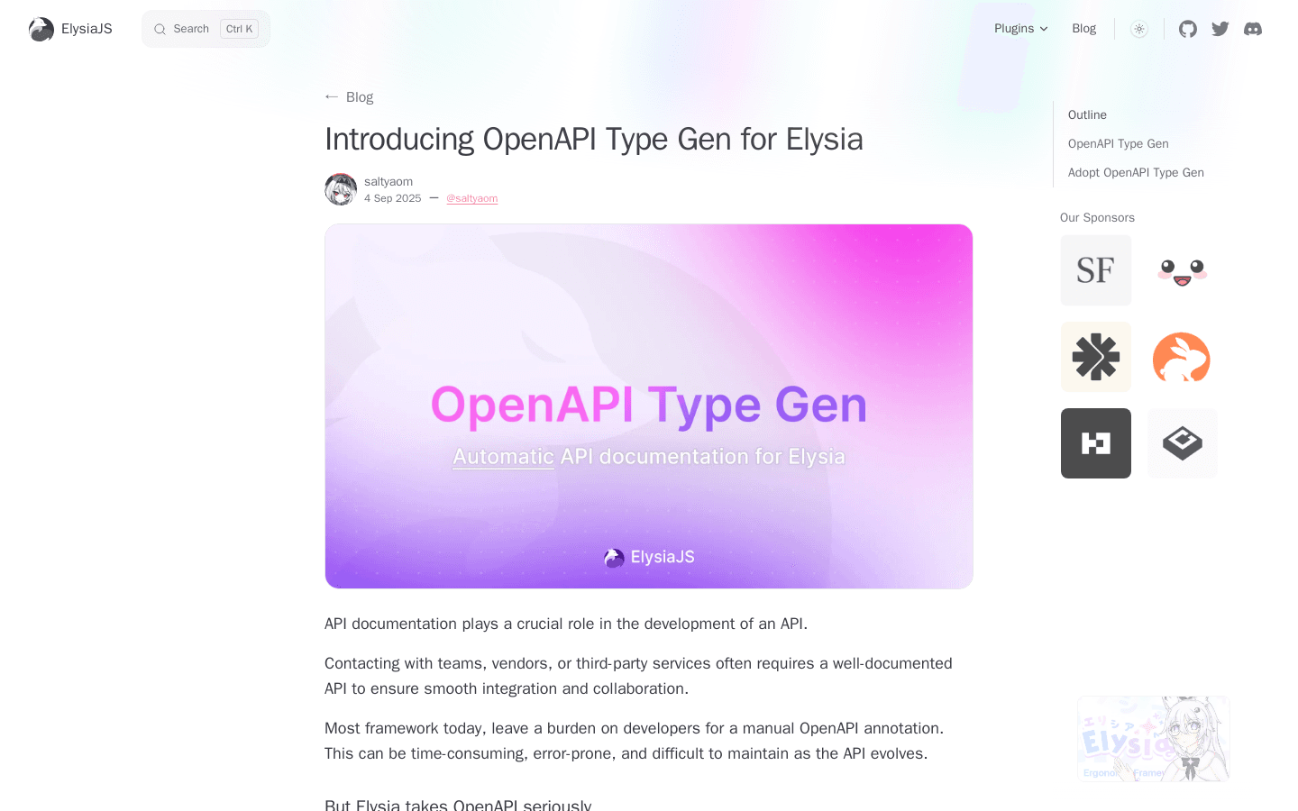 Introducing OpenAPI Type Gen for Elysia