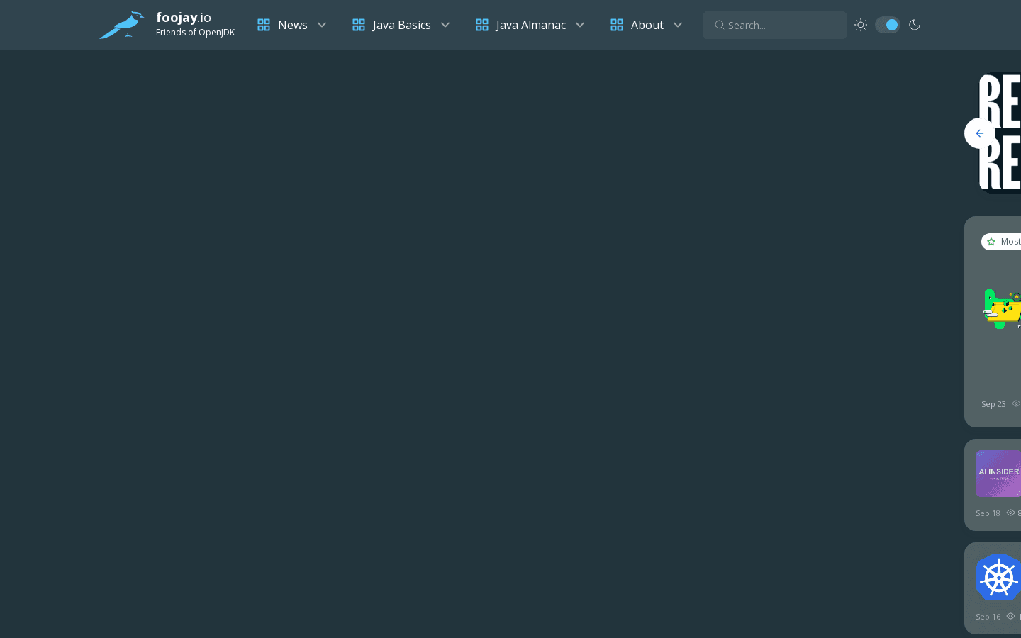 Free Java & OpenJDK Info for Daily Java Usage | foojay