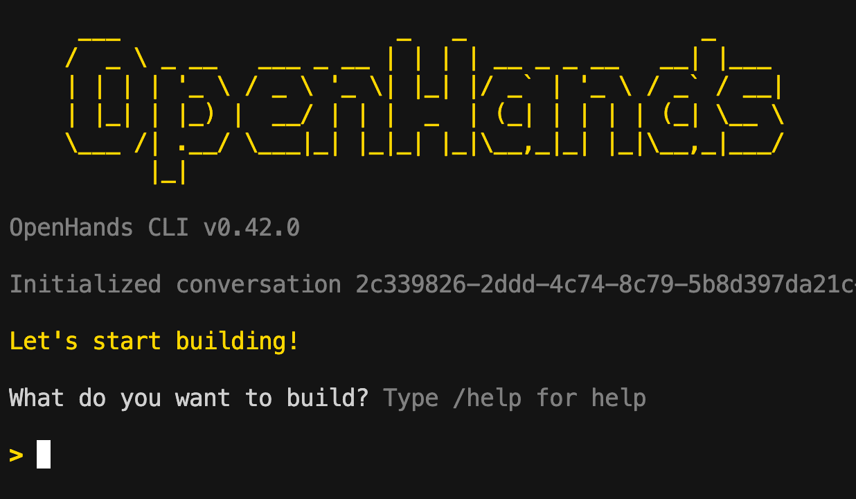 The OpenHands CLI: AI-Powered Development in Your Terminal