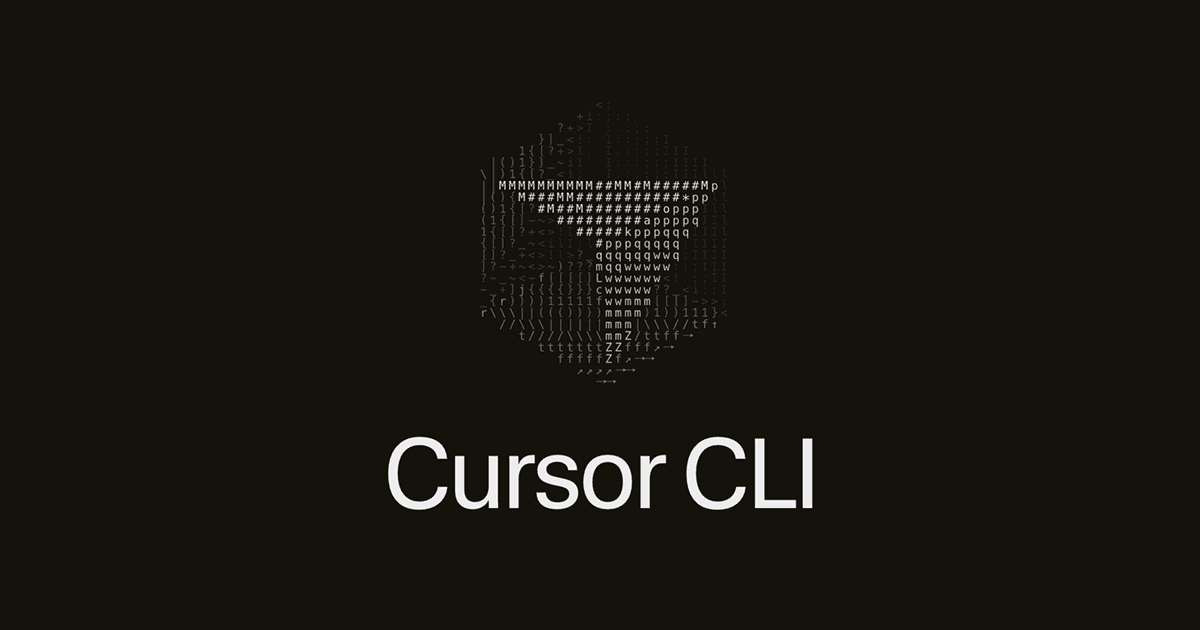 Cursor CLI | Cursor - The AI Code Editor