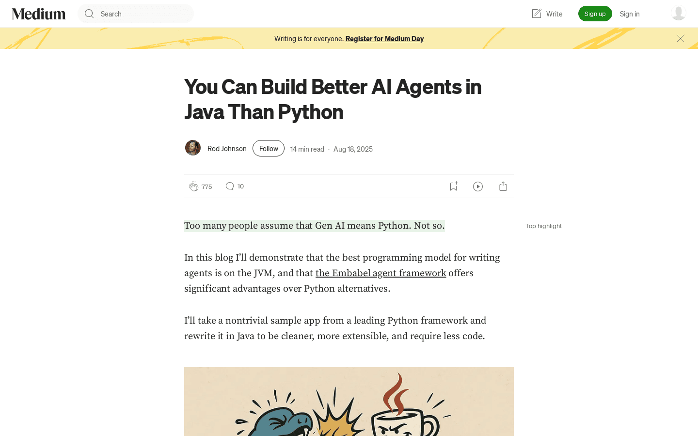 You Can Build Better AI Agents in Java Than Python