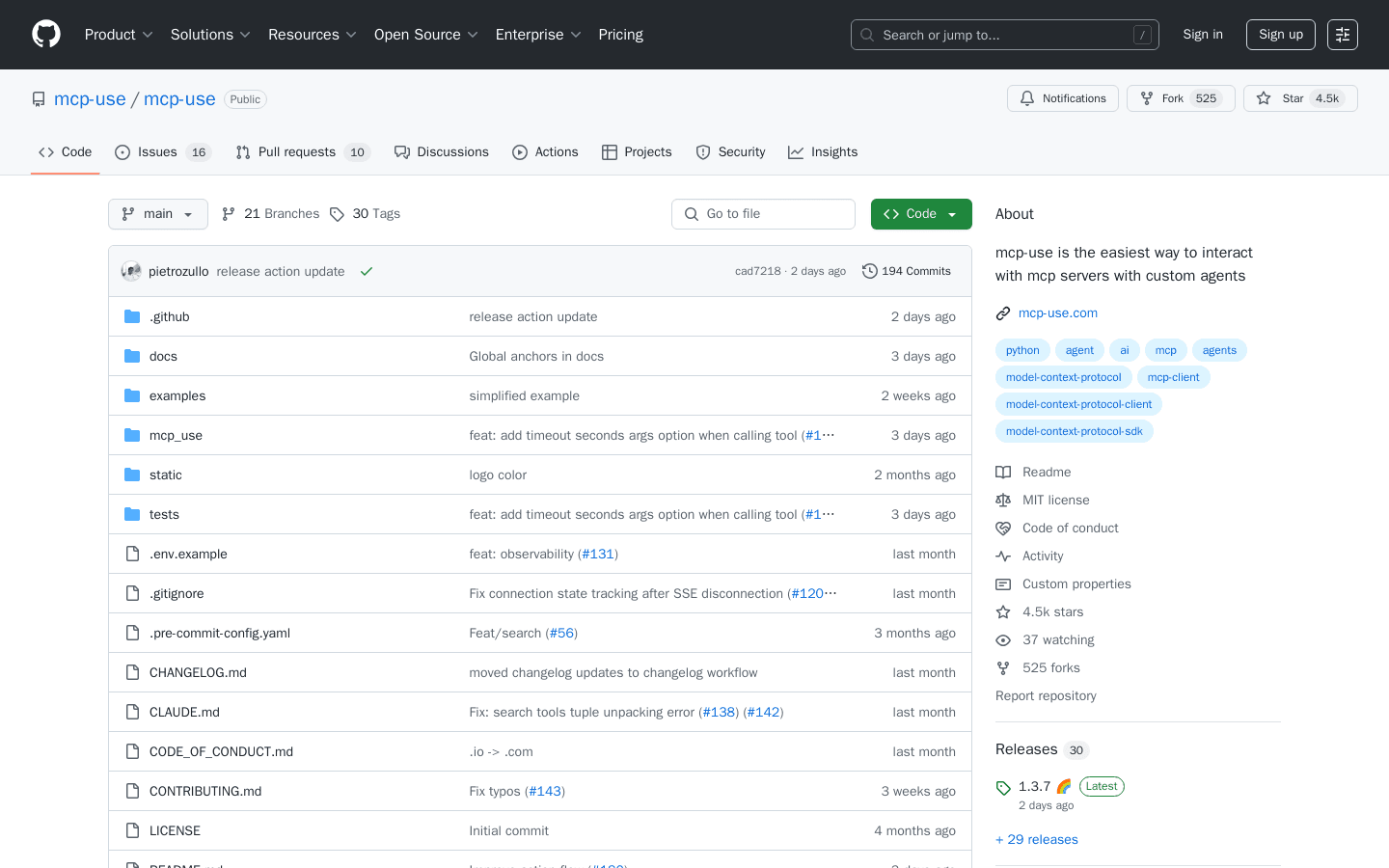 GitHub - mcp-use/mcp-use: mcp-use is the easiest way to interact with mcp servers with custom agents