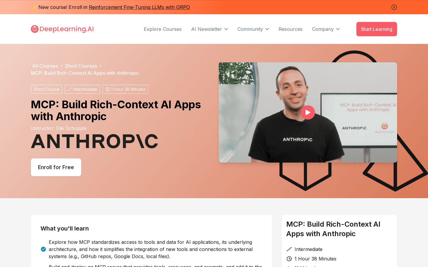 MCP: Build Rich-Context AI Apps with Anthropic
