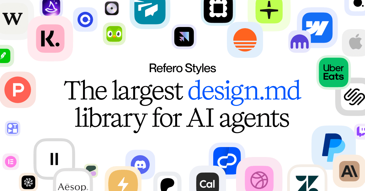 Refero Styles — Design Systems for AI Agents