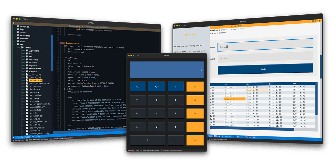 Textual - Algorithms for high performance terminal apps