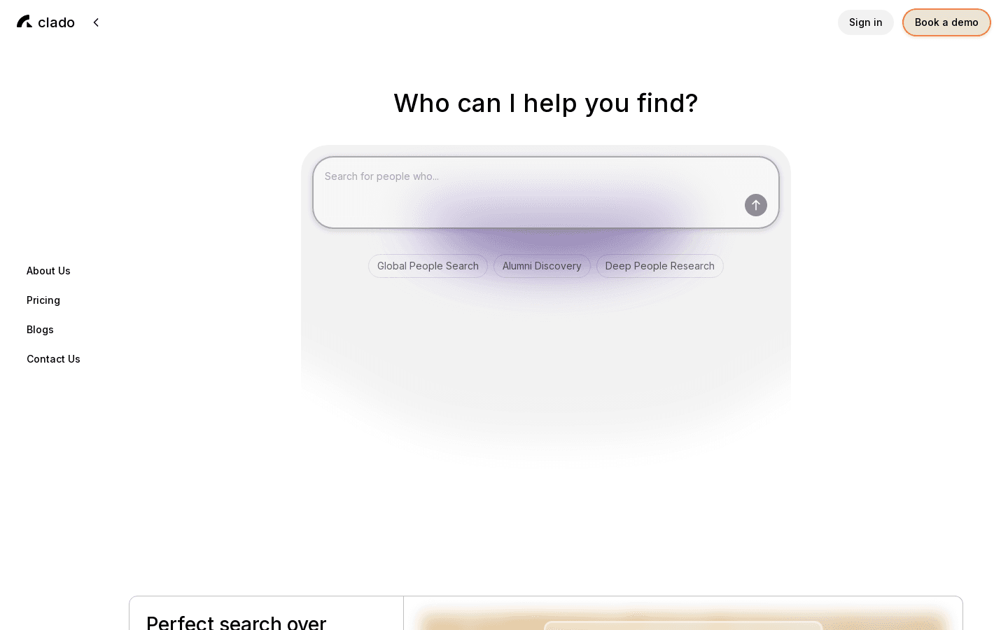 Who can I help you find?