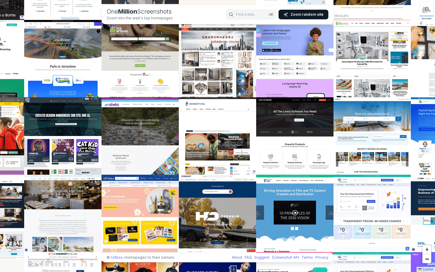 One Million Screenshots