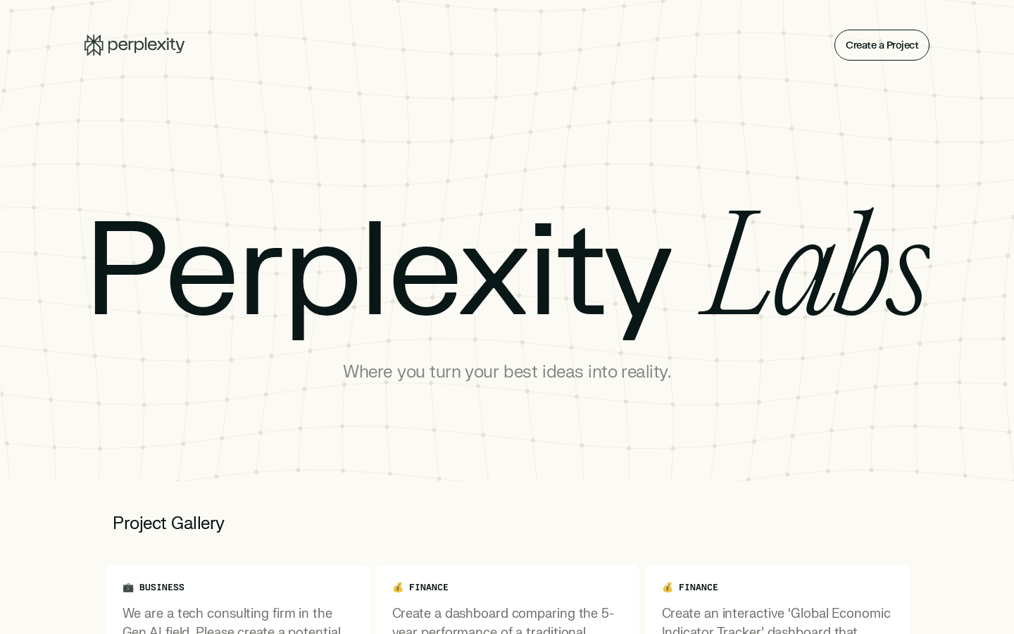Perplexity Labs