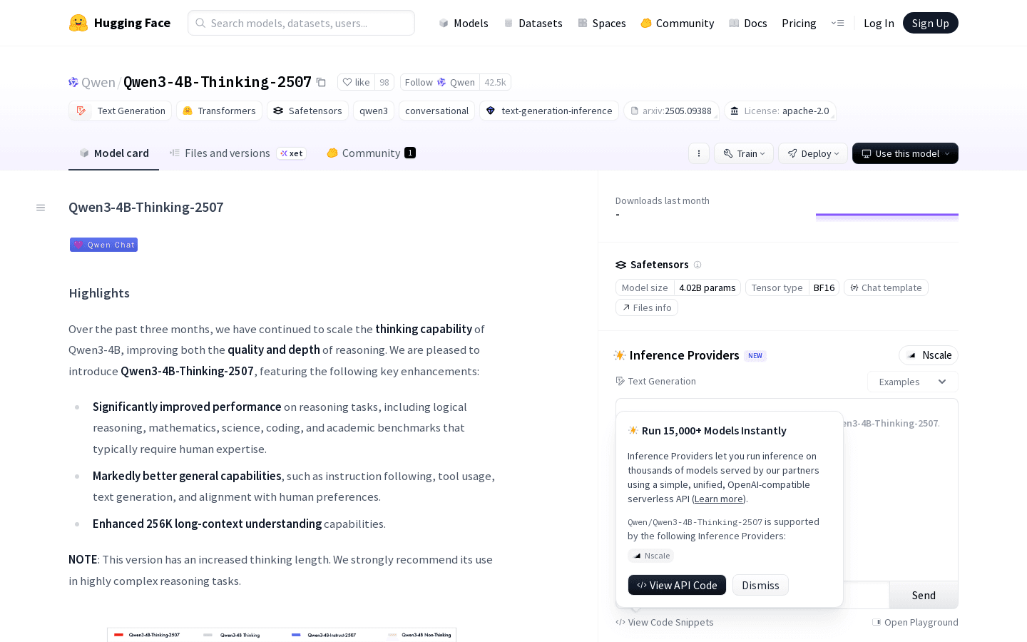 Qwen/Qwen3-4B-Thinking-2507 · Hugging Face