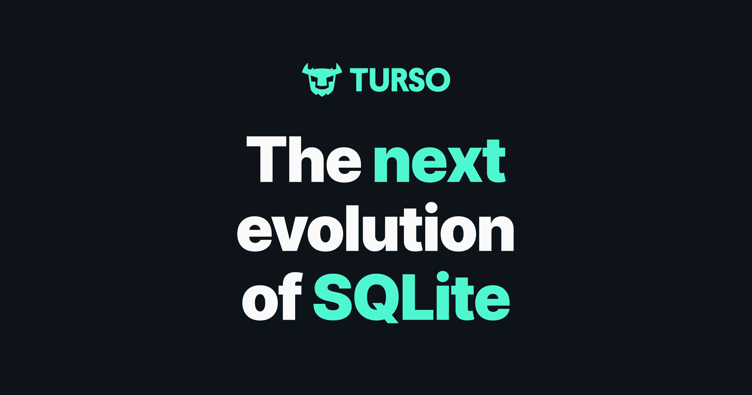 Turso - the next evolution of SQLite