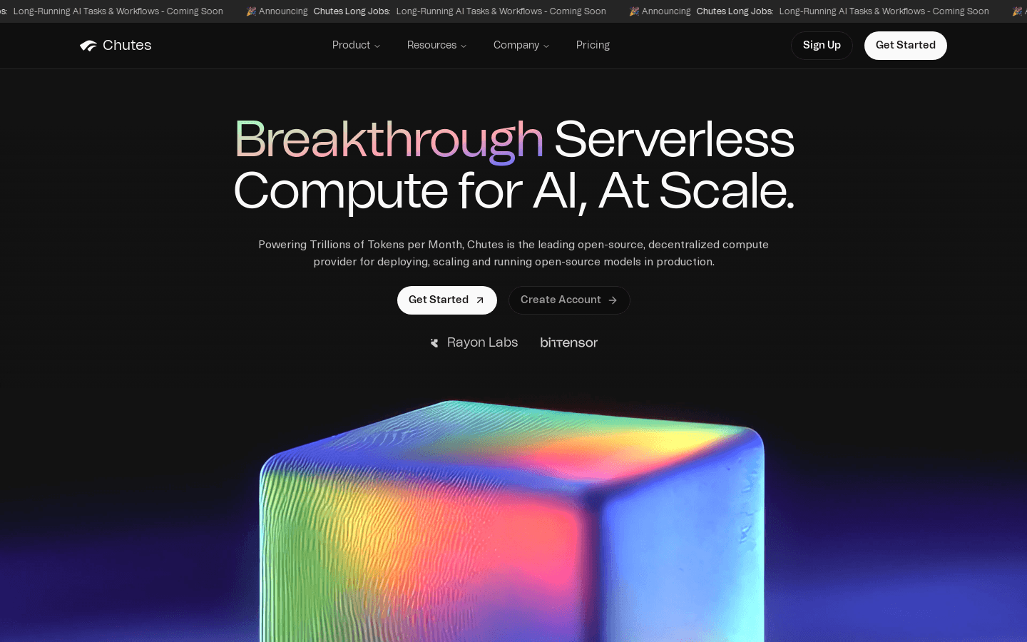 Chutes | Breakthrough Serverless AI Compute