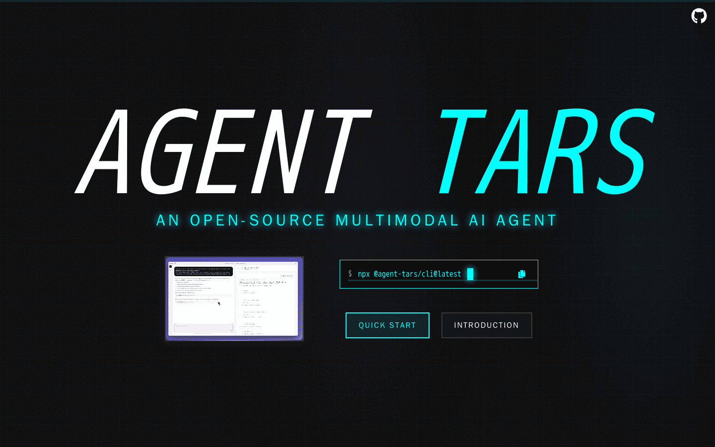 Agent TARS - Open-source Multimodal AI Agent Stack