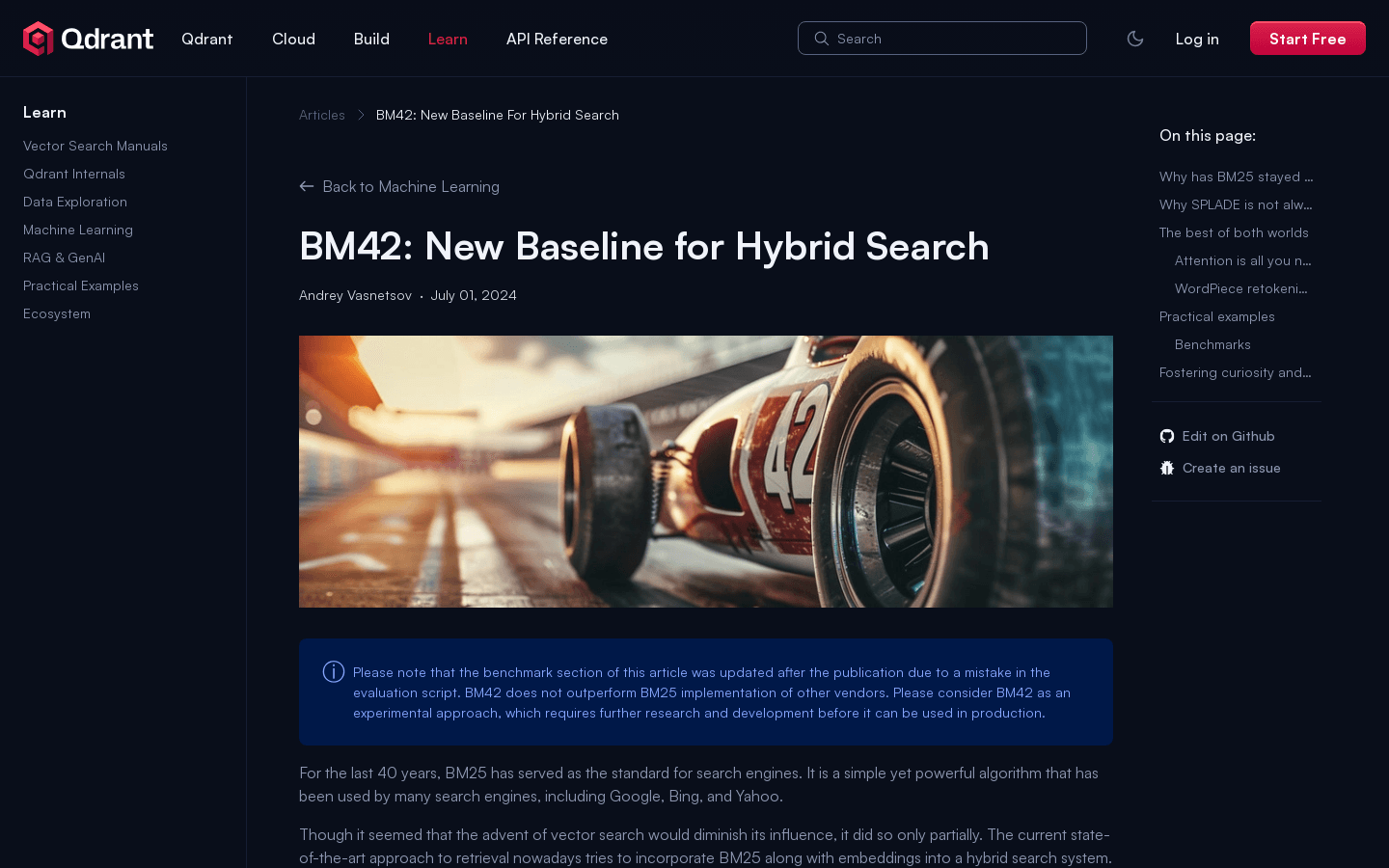 BM42: New Baseline for Hybrid Search - Qdrant
