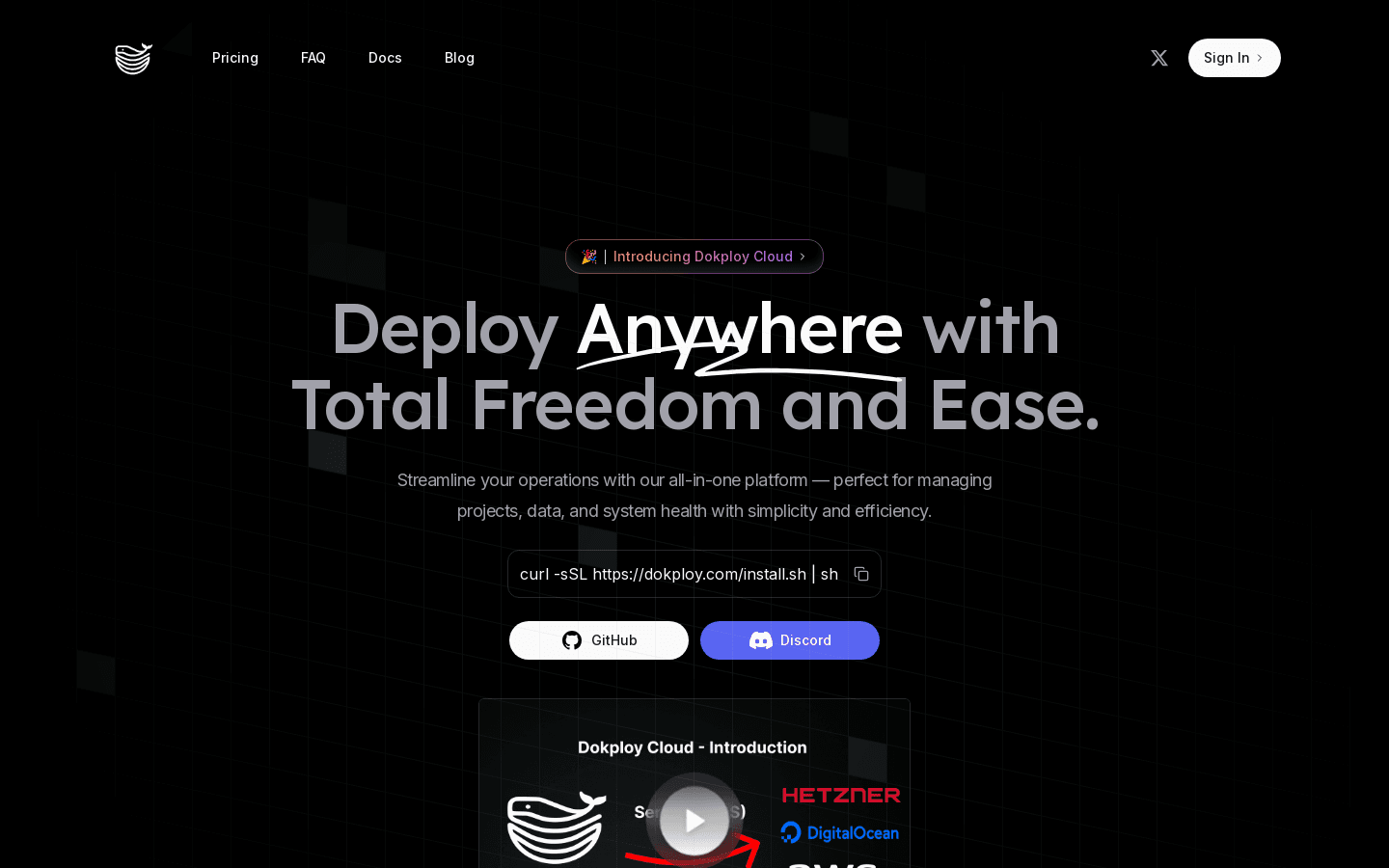 Dokploy - Effortless Deployment Solutions