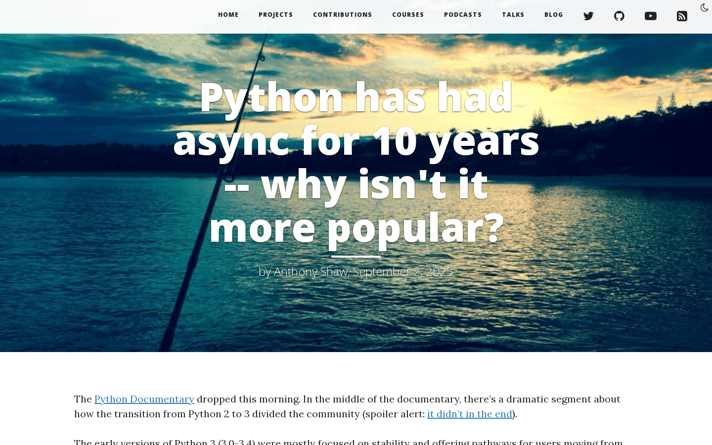 Python has had async for 10 years -- why isn’t it more popular?
