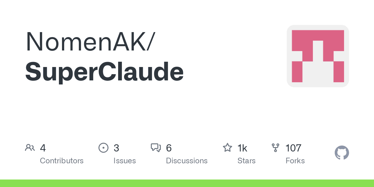 GitHub - NomenAK/SuperClaude