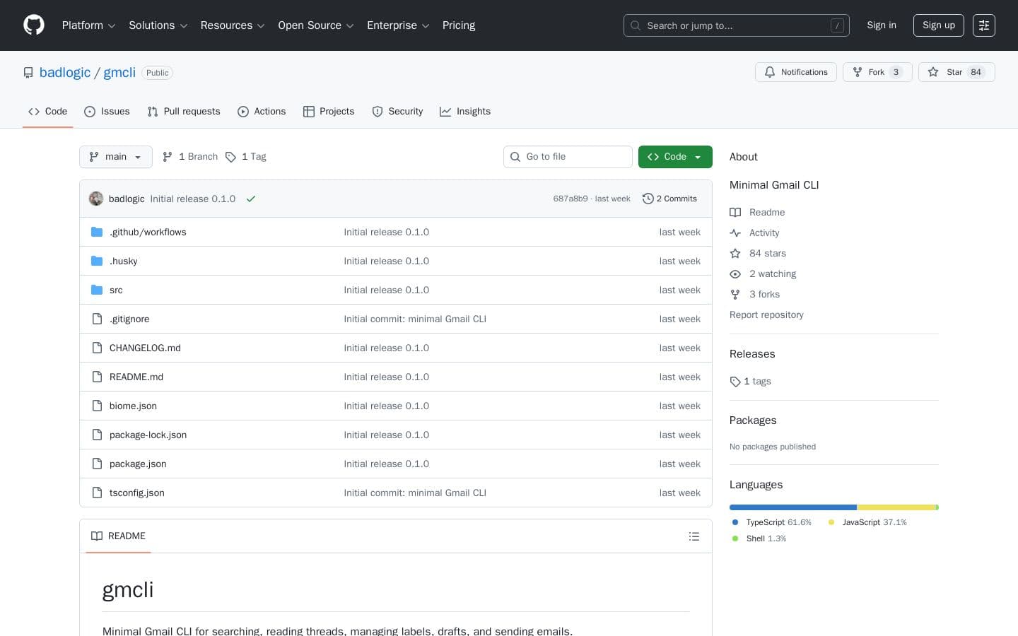 GitHub - badlogic/gmcli: Minimal Gmail CLI