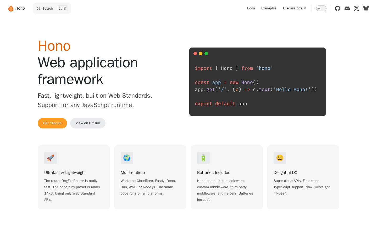 Web framework built on Web Standards
