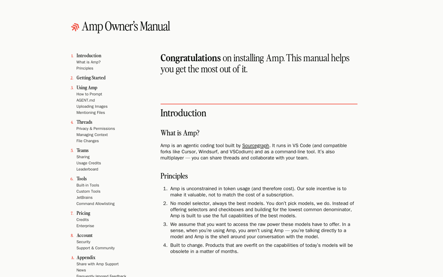 Amp Owner’s Manual