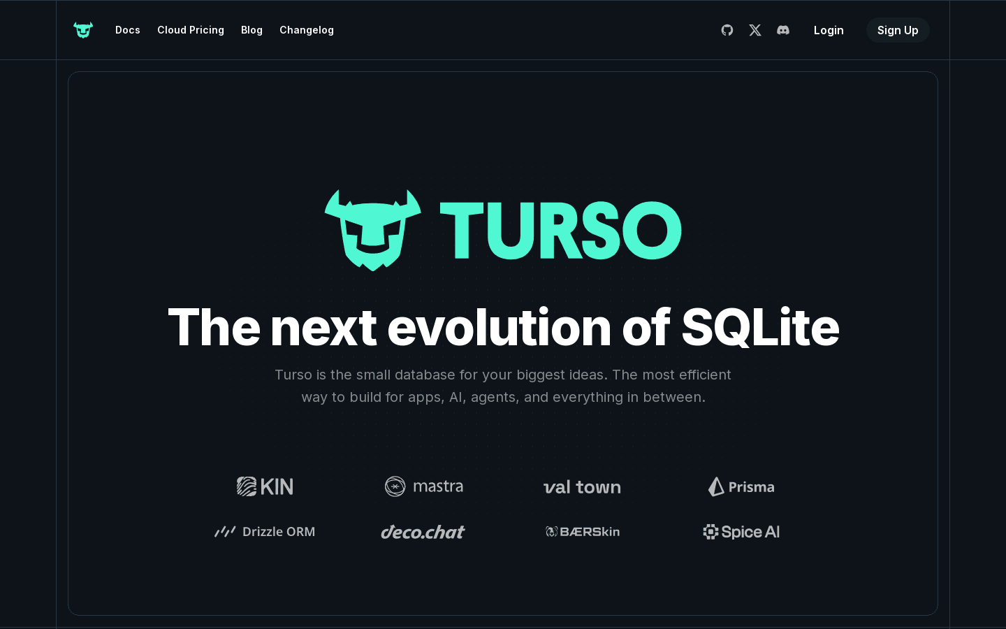 Turso - the next evolution of SQLite