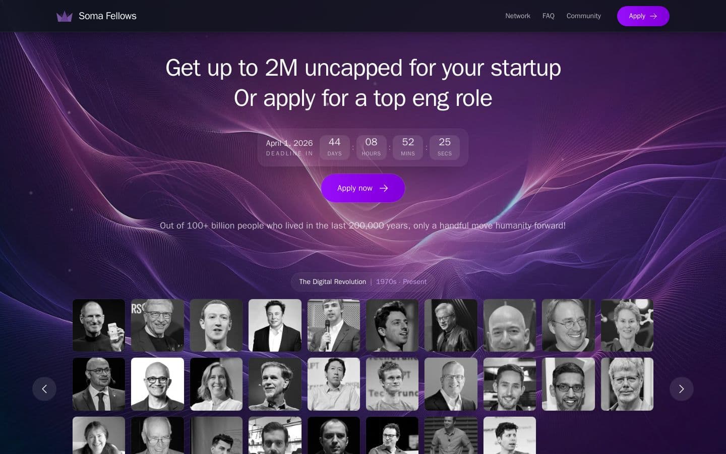 Soma Fellows – Build the future with us | Soma Programs