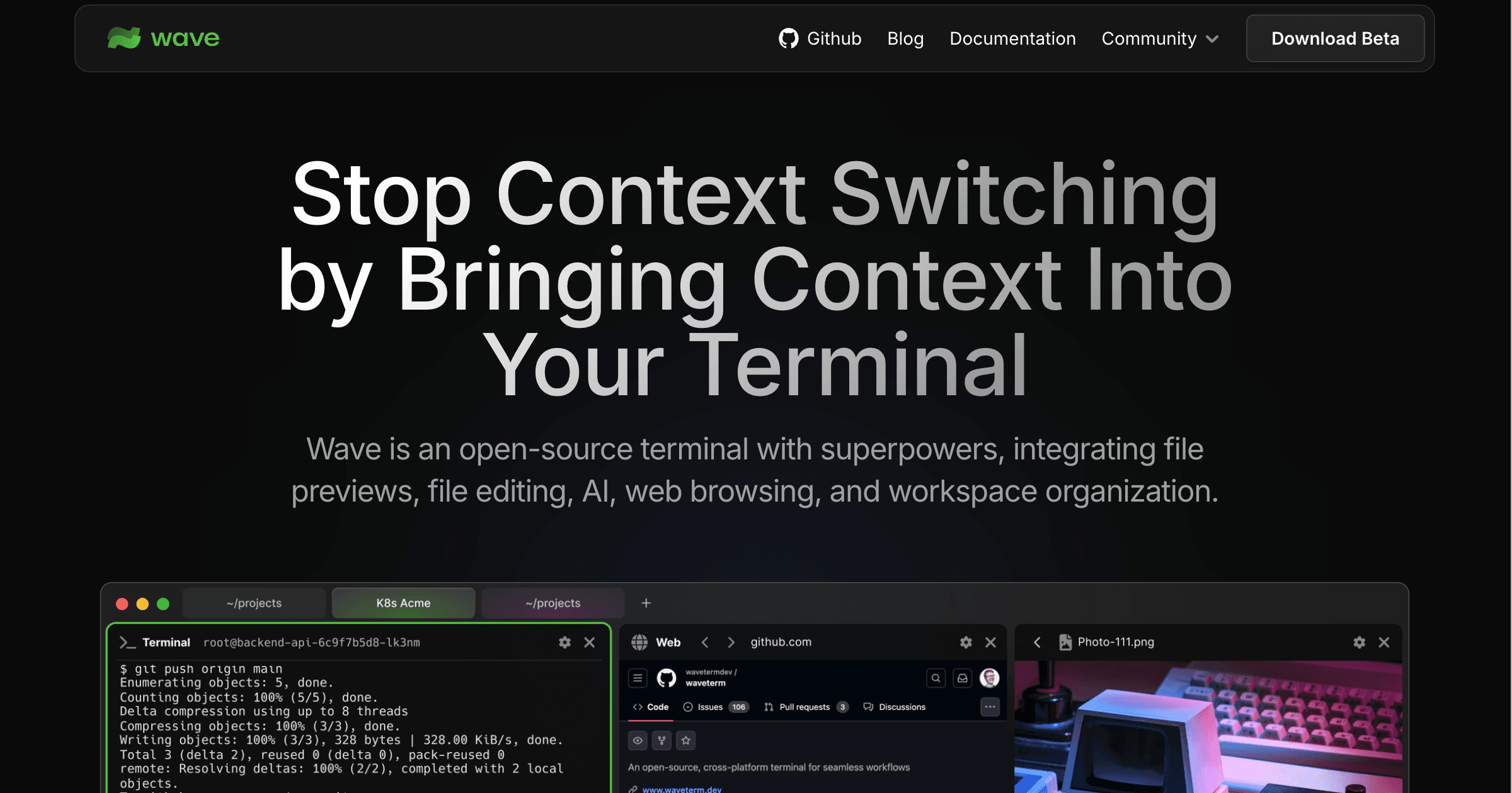 Wave Terminal — Upgrade Your Command Line