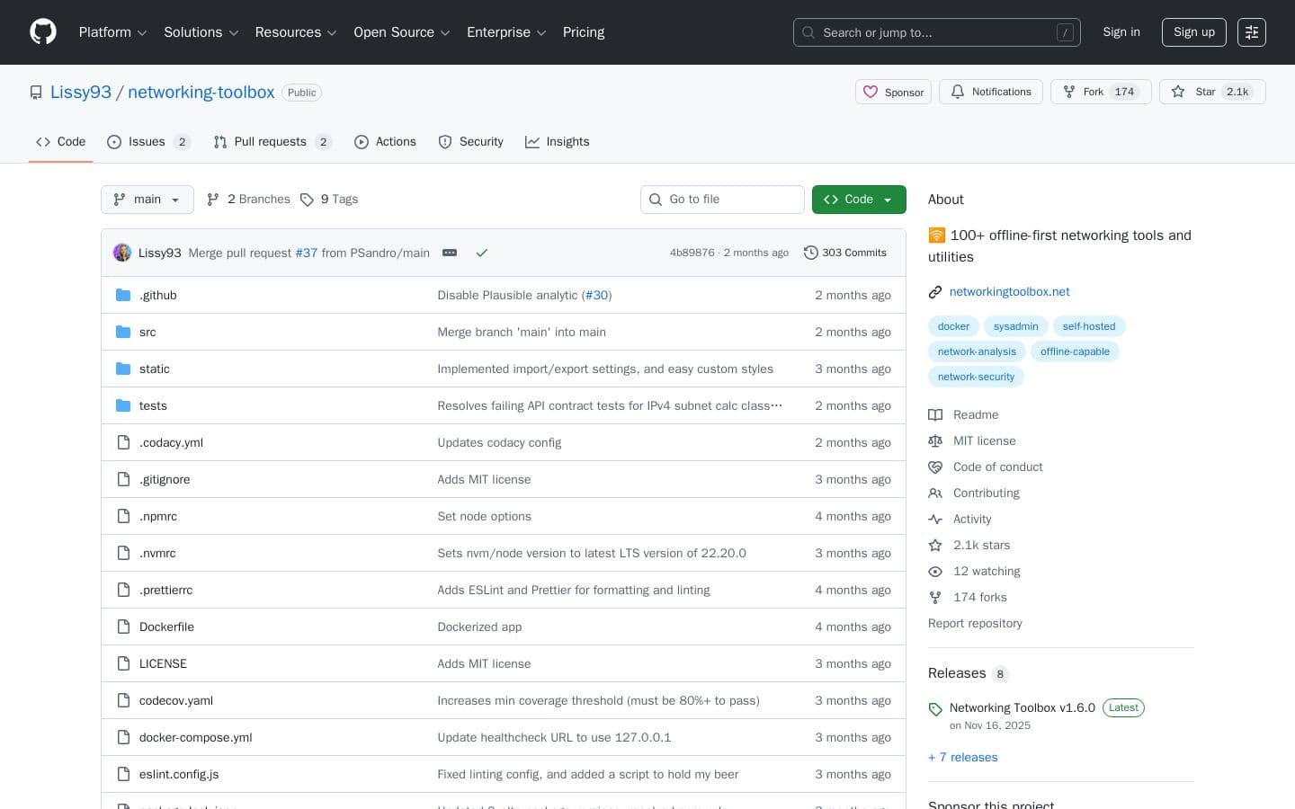 GitHub - Lissy93/networking-toolbox: 🛜 100+ offline-first networking tools and utilities