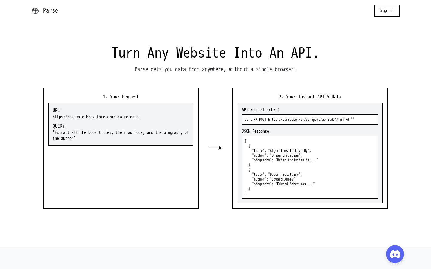 Parse - Data from Anywhere