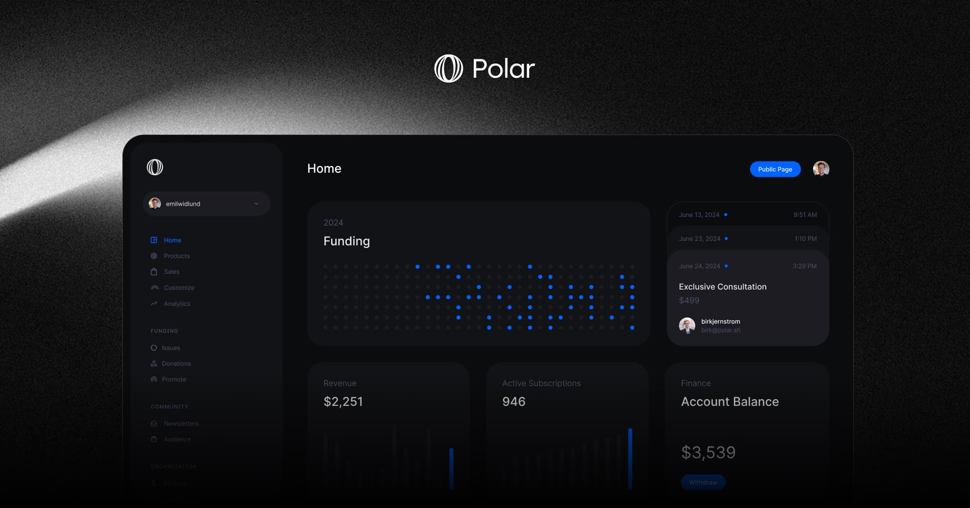 GitHub - polarsource/polar: Turn your software into a business.