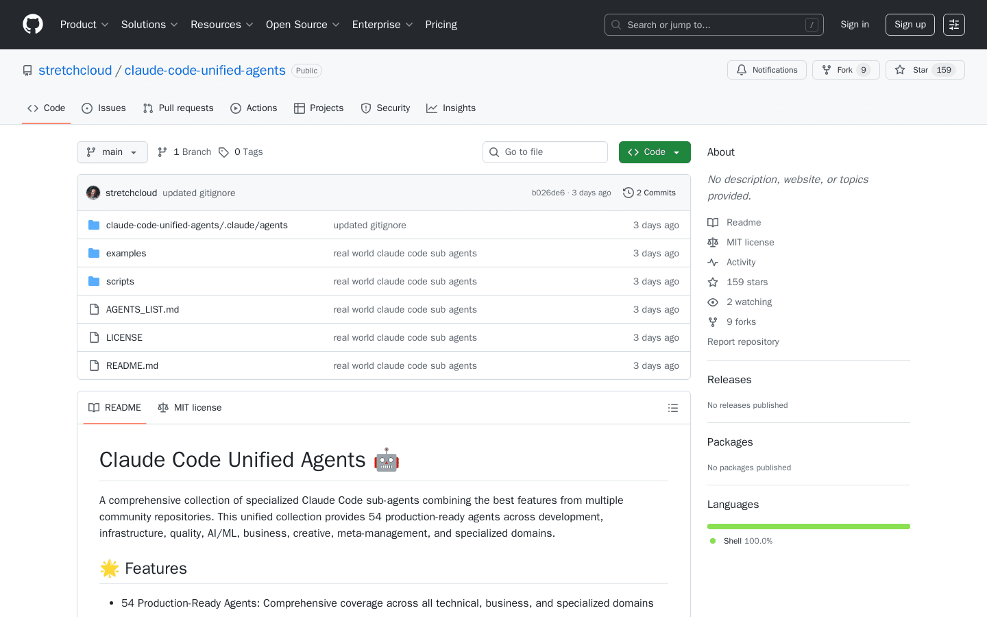 GitHub - stretchcloud/claude-code-unified-agents