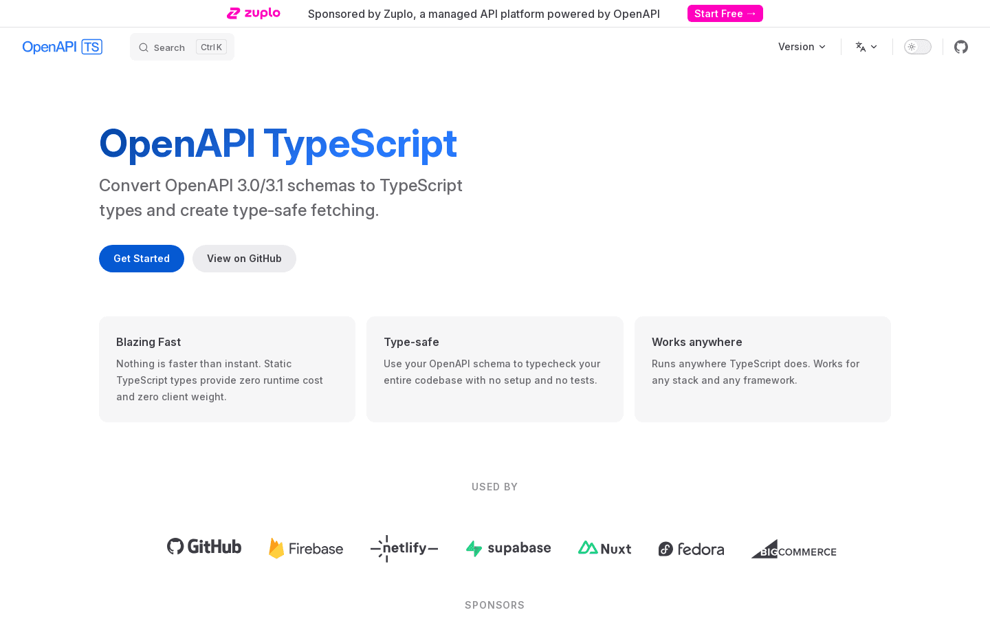 OpenAPI TypeScript