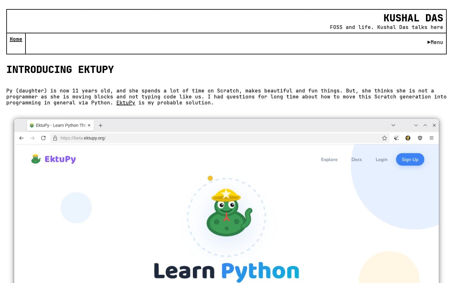 Elroy - Scratch-style Python coding