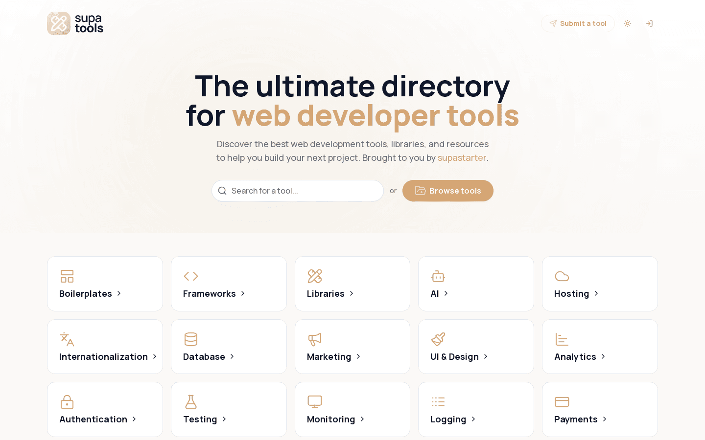 Preview of supatools