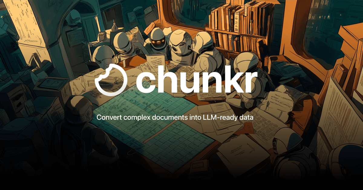 Chunkr | Open Source Document Intelligence API
