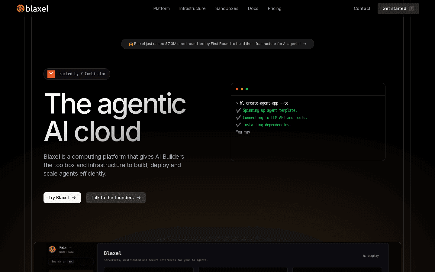Blaxel: Infrastructure to power agentic AI