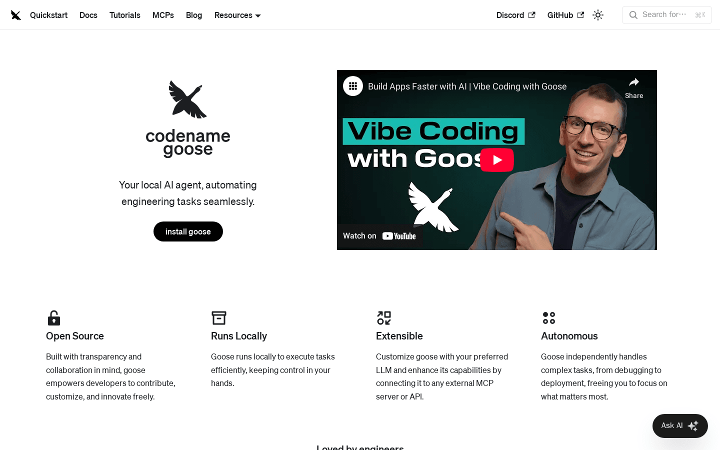 codename goose | codename goose