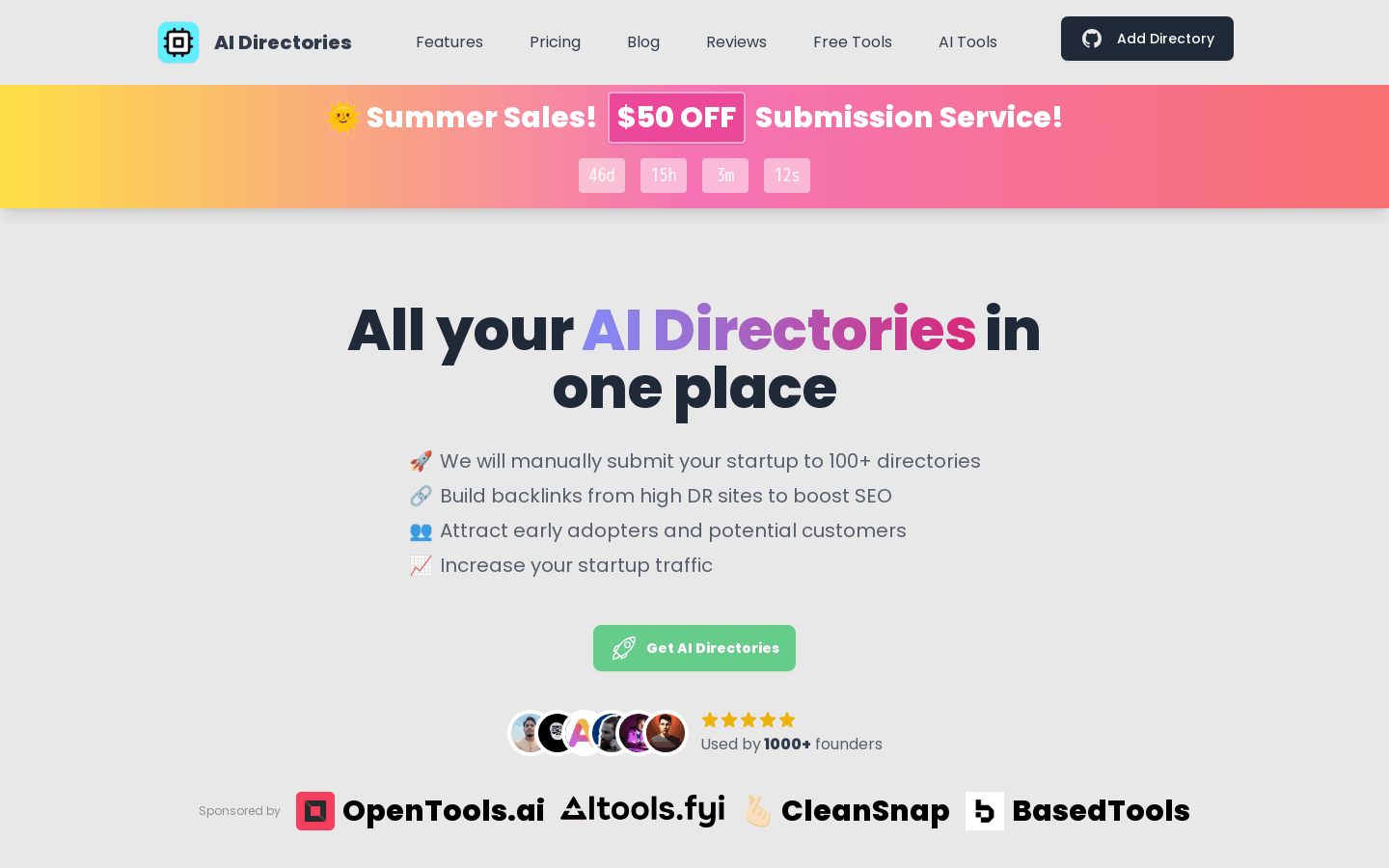 All your AI Directories in one place | AI Directories