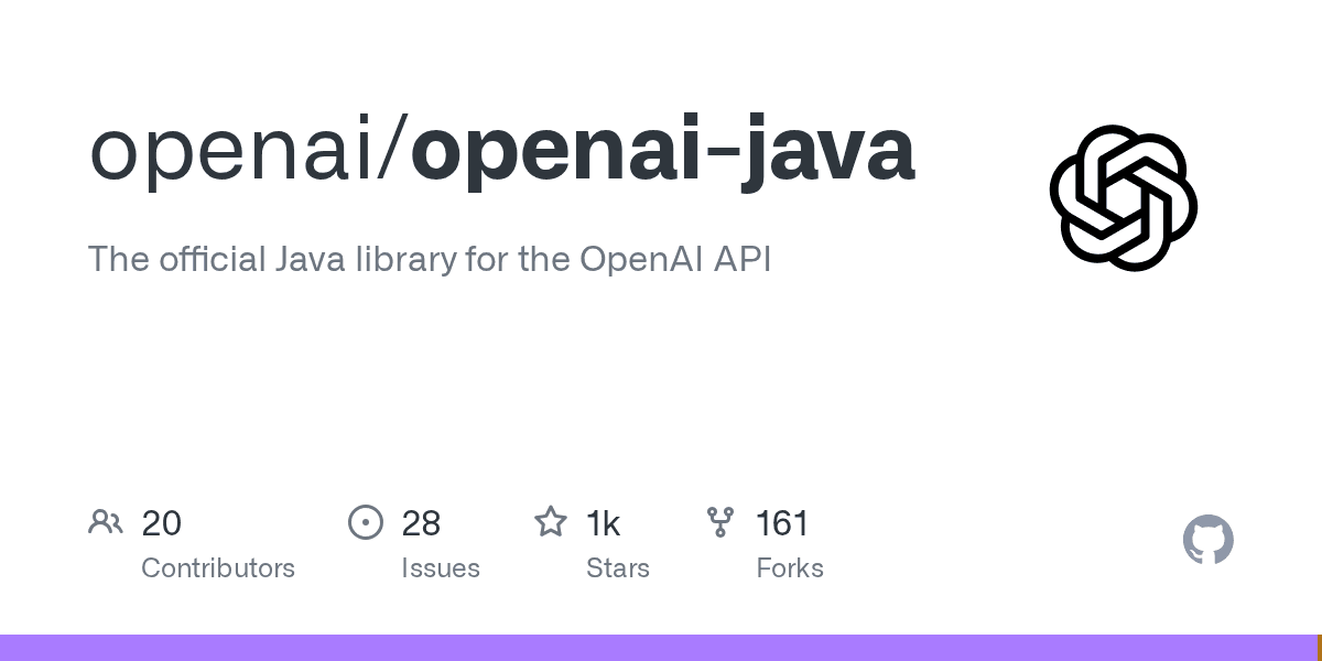 Preview of OpenAI for Java Library - Code Examples
